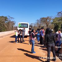 Ponte sobre o rio Cuiabazinho, já próximo a sua confluência com o rio Manso