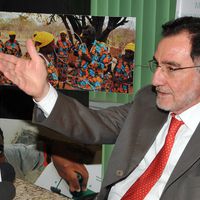 Na foto, ministro durante visita ao município de São Bento, no Maranhão.