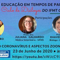 Animais e o novo coronavírus: 5º Ciclo de Diálogos do IFMT Cáceres 